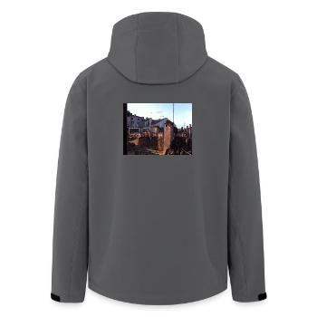 Toits de Venise - Veste softshell homme en polyester recyclé Stanley/Stella - bleu pétrole foncé - Dos - AI Model Male 185 light (185cm)
