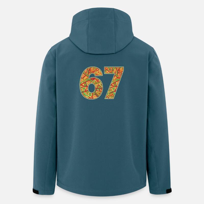 Africa Tribal 67 Pattern - Men’s Recycled Softshell Jacket Discoverer by Stanley/Stella - stargazer