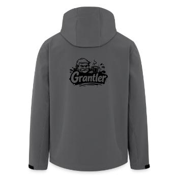 Grantler - Recycelte Männer Softshell-Jacke von Stanley/Stella - Dunkles Petrol - Hinten - AI Model Male 185 light (185cm)