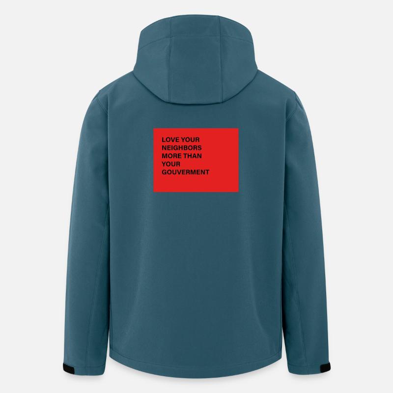 LOVE - Recycelte Männer Softshell-Jacke Discoverer von Stanley/Stella - Dunkles Petrol