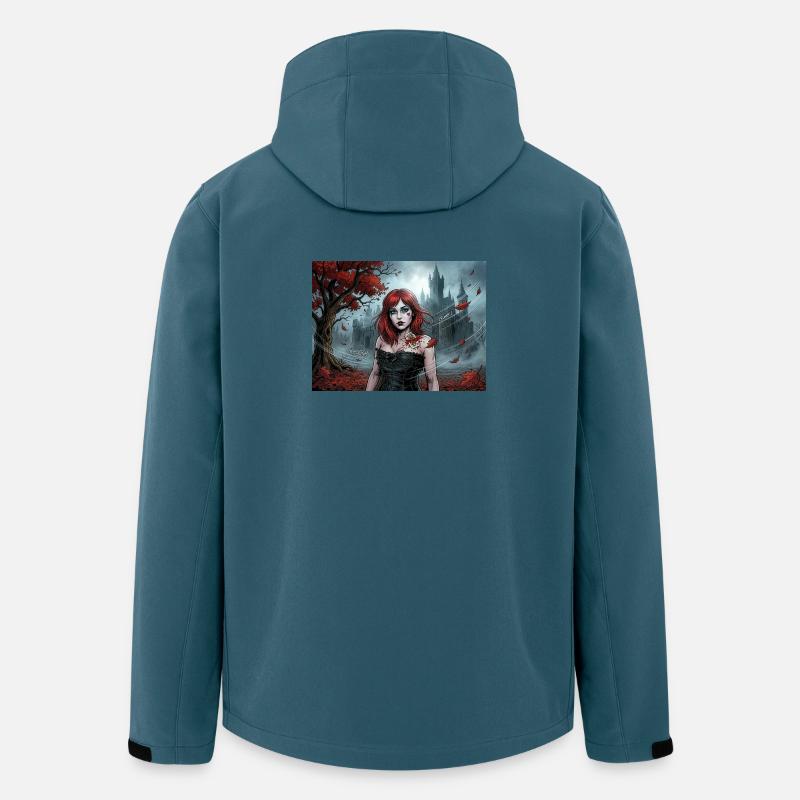 Redhead gothic woman in autumn magic - Men’s Recycled Softshell Jacket by Stanley/Stella - stargazer