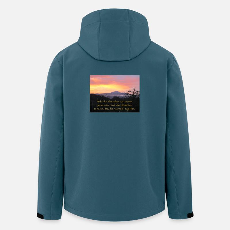 Stärke - Recycelte Männer Softshell-Jacke von Stanley/Stella - Dunkles Petrol