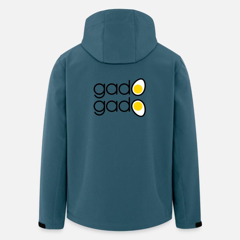 Gado Gado indonésien - Veste softshell homme en polyester recyclé Stanley/Stella - bleu pétrole foncé