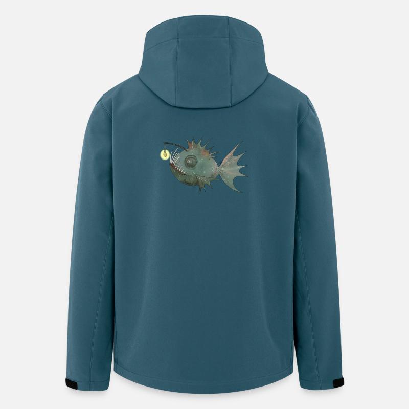 Anglerfisch - Recycelte Männer Softshell-Jacke von Stanley/Stella - Dunkles Petrol