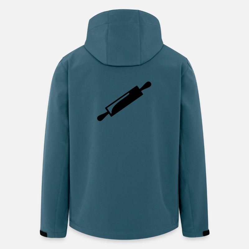Nudelholz - Recycelte Männer Softshell-Jacke von Stanley/Stella - Dunkles Petrol