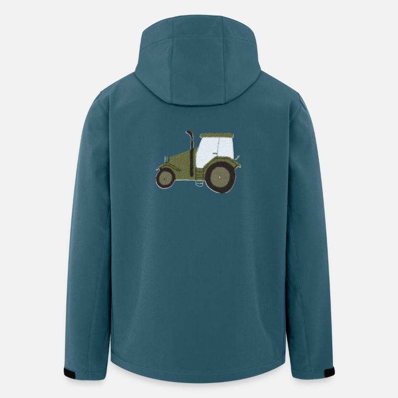 Tractor Oldtimer Impressionism - Men’s Recycled Softshell Jacket by Stanley/Stella - stargazer