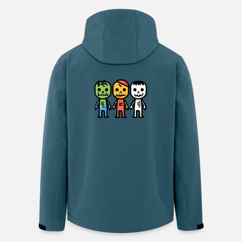 Zombies Halloween - Recycelte Männer Softshell-Jacke von Stanley/Stella - Dunkles Petrol