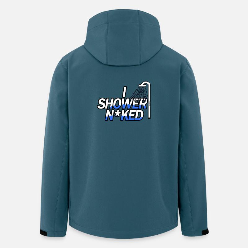 Unter der Dusche N*ked - Recycelte Männer Softshell-Jacke von Stanley/Stella - Dunkles Petrol