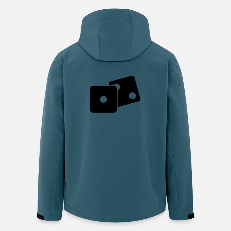 Dit - Veste softshell homme en polyester recyclé Stanley/Stella - bleu pétrole foncé