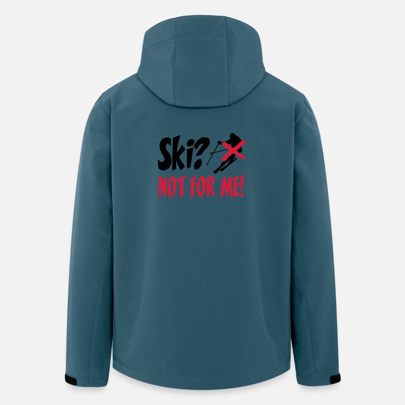I hate skis - Men’s Recycled Softshell Jacket by Stanley/Stella - stargazer