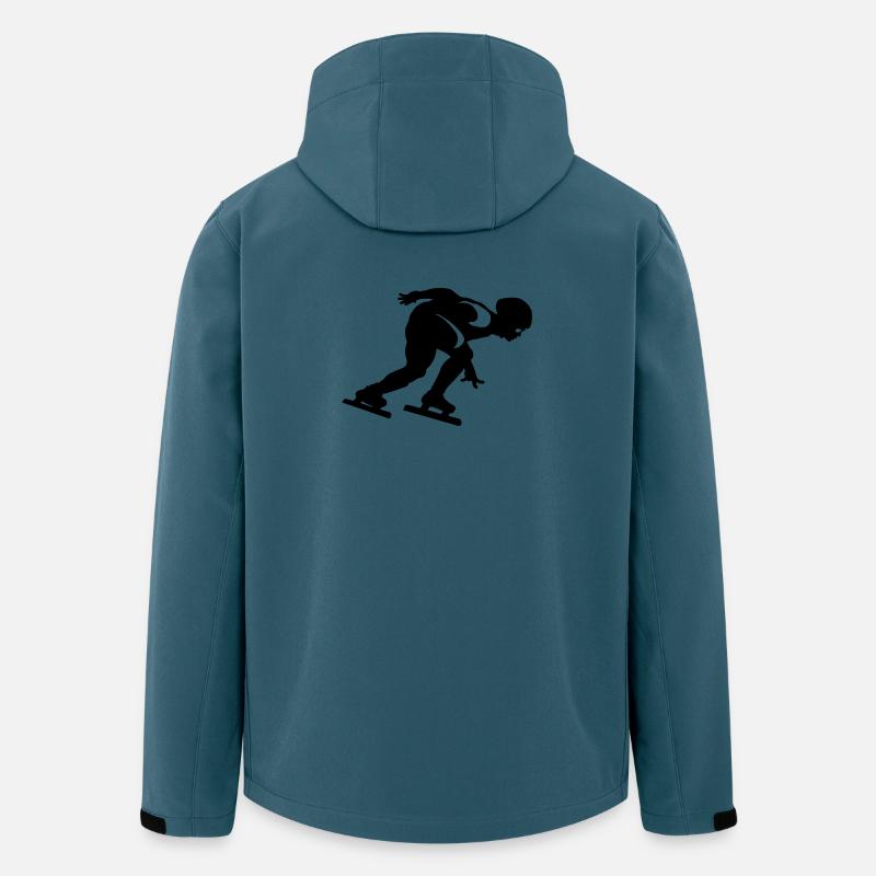 Shorttrack - Recycelte Männer Softshell-Jacke von Stanley/Stella - Dunkles Petrol