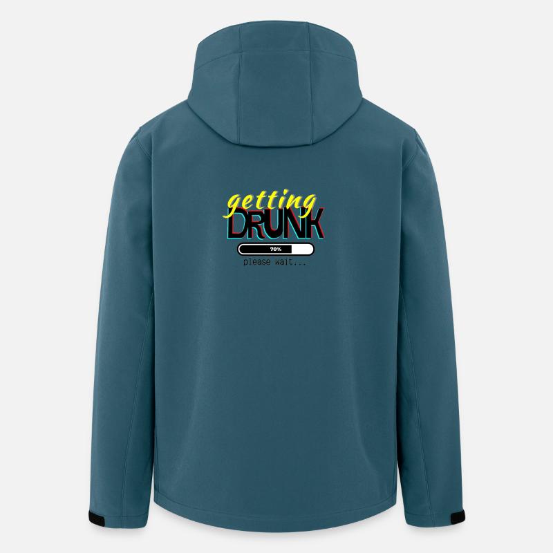 Getting drunk, please wait. - Men’s Recycled Softshell Jacket by Stanley/Stella - stargazer