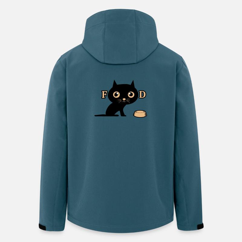 Süße Katze hat Hunger - Recycelte Männer Softshell-Jacke von Stanley/Stella - Dunkles Petrol