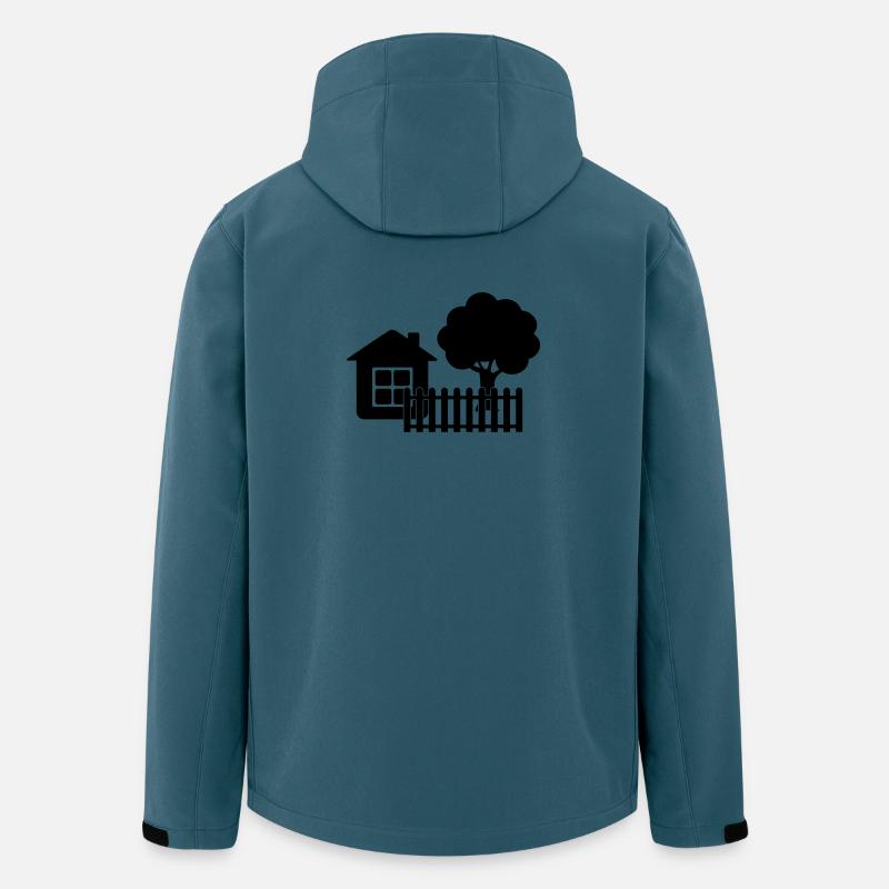 Pavillon-Gärtner - Recycelte Männer Softshell-Jacke von Stanley/Stella - Dunkles Petrol