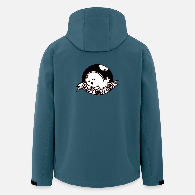 Sleepy Ghost Club - Recycelte Männer Softshell-Jacke von Stanley/Stella - Dunkles Petrol