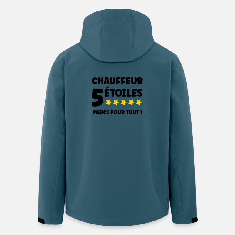 Vielen Dank Fahrer - Recycelte Männer Softshell-Jacke von Stanley/Stella - Dunkles Petrol
