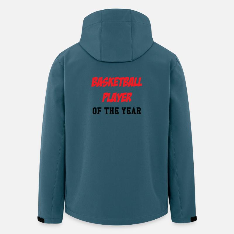 joueur de Basket de l'Année - Veste softshell homme en polyester recyclé Stanley/Stella - bleu pétrole foncé