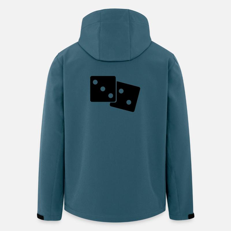 Dit - Veste softshell homme en polyester recyclé Stanley/Stella - bleu pétrole foncé