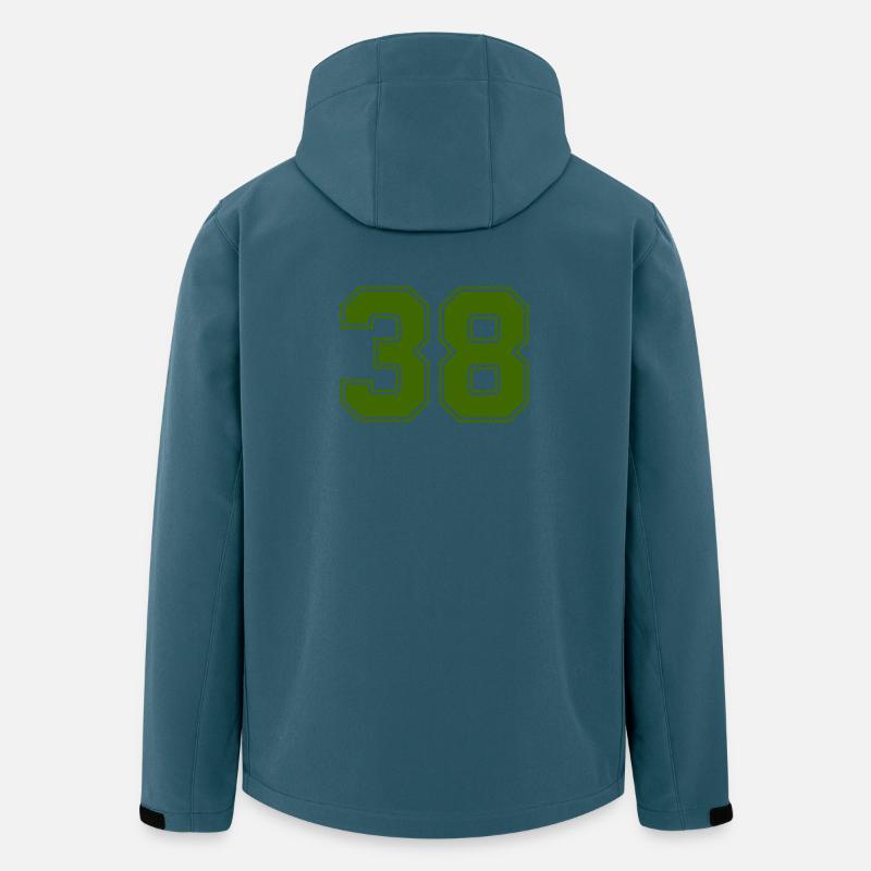 38 - Recycelte Männer Softshell-Jacke von Stanley/Stella - Dunkles Petrol