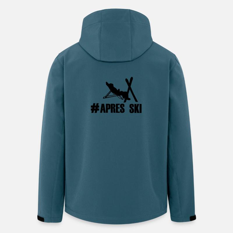 Ski Pause - Recycelte Männer Softshell-Jacke von Stanley/Stella - Dunkles Petrol