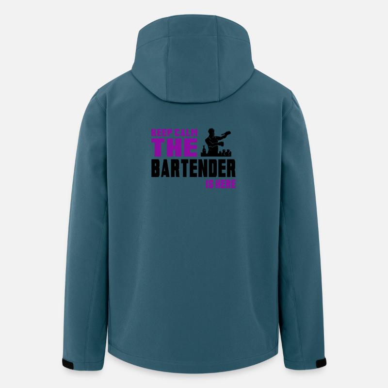 Keep calm bartender design - Men’s Recycled Softshell Jacket by Stanley/Stella - stargazer
