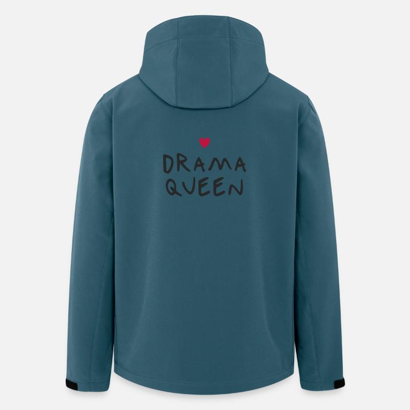 Königin-Drama - Recycelte Männer Softshell-Jacke von Stanley/Stella - Dunkles Petrol