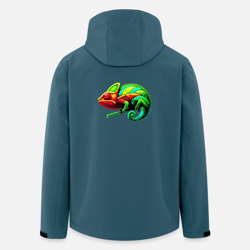 Chamäleon - Recycelte Männer Softshell-Jacke von Stanley/Stella - Dunkles Petrol