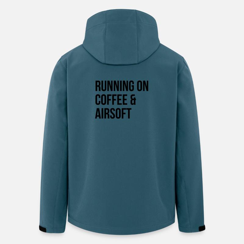 Airsoft - Recycelte Männer Softshell-Jacke von Stanley/Stella - Dunkles Petrol