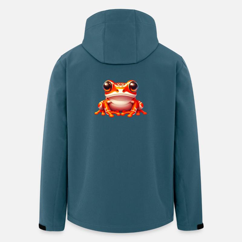Frosch - Recycelte Männer Softshell-Jacke von Stanley/Stella - Dunkles Petrol
