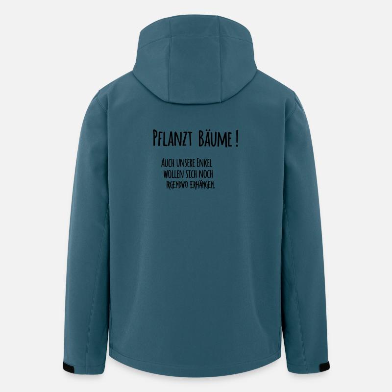 Pflanzt Baeume - Recycelte Männer Softshell-Jacke von Stanley/Stella - Dunkles Petrol