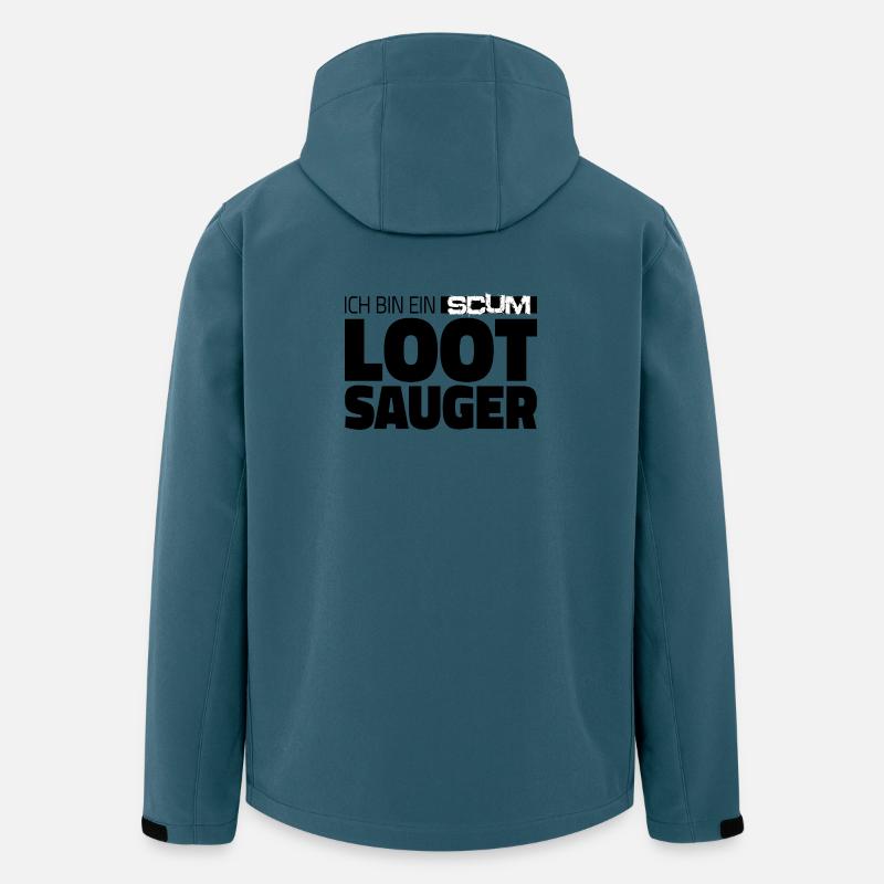 LOOTSAUGER 1.0 - Recycelte Männer Softshell-Jacke von Stanley/Stella - Dunkles Petrol
