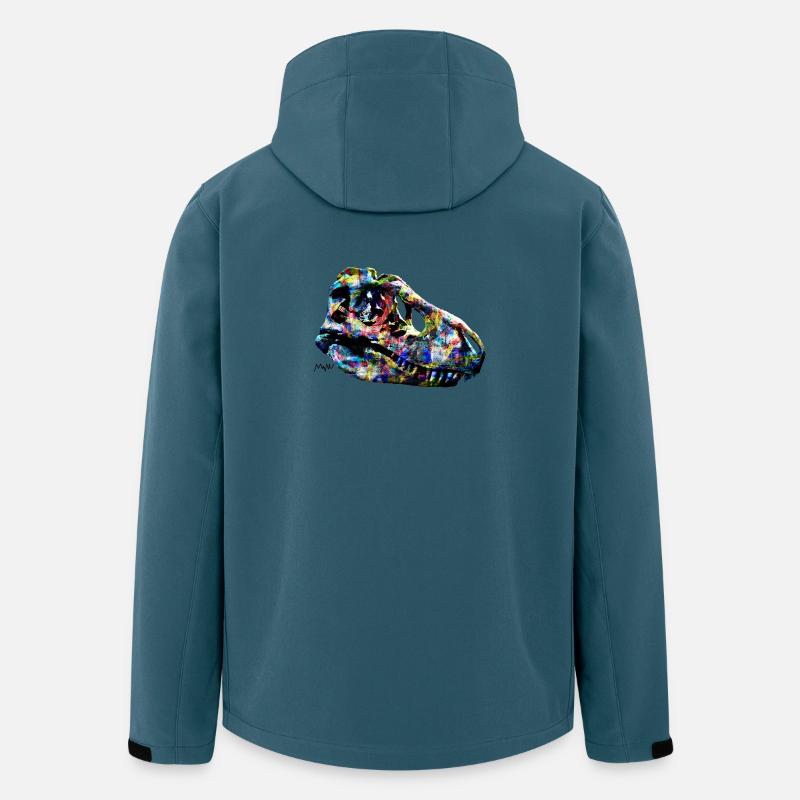 Tarbosaurus - Recycelte Männer Softshell-Jacke von Stanley/Stella - Dunkles Petrol