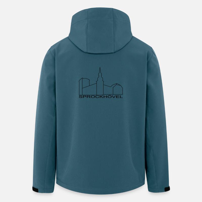 Sprockhövel - Recycelte Männer Softshell-Jacke von Stanley/Stella - Dunkles Petrol