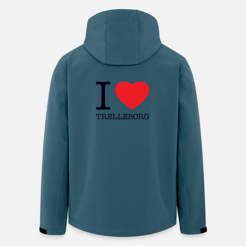 I LOVE TRELLEBORG - Men’s Recycled Softshell Jacket by Stanley/Stella - stargazer