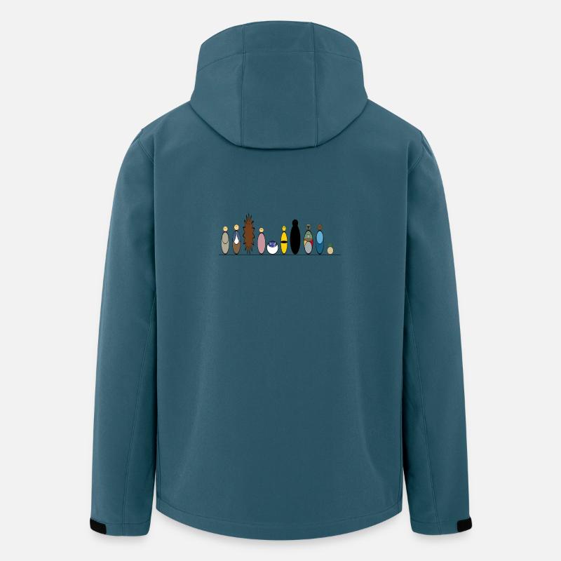 Empire Crew - Recycelte Männer Softshell-Jacke von Stanley/Stella - Dunkles Petrol