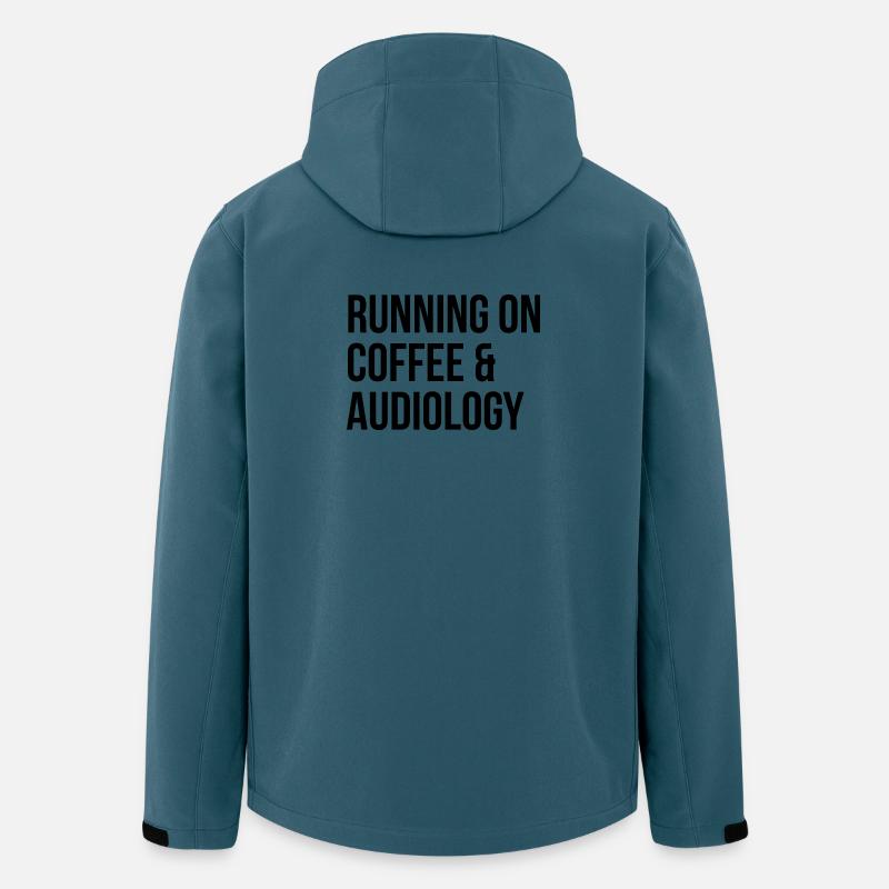 Audiologie - Recycelte Männer Softshell-Jacke von Stanley/Stella - Dunkles Petrol