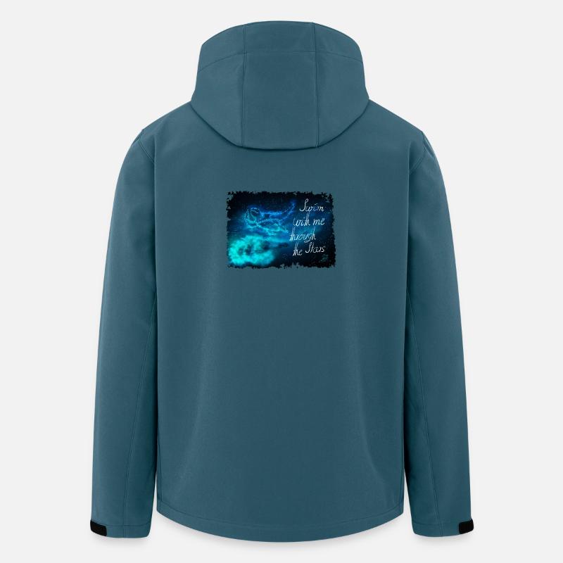Swim through the stars - Men’s Recycled Softshell Jacket by Stanley/Stella - stargazer