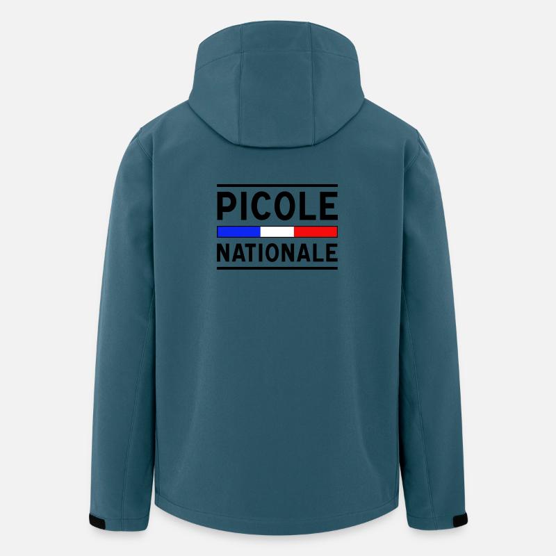 Nationale Trinkgasse Neues Design - Recycelte Männer Softshell-Jacke von Stanley/Stella - Dunkles Petrol