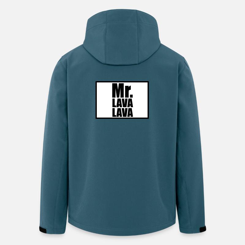 Mr Lava Lava - Recycelte Männer Softshell-Jacke von Stanley/Stella - Dunkles Petrol