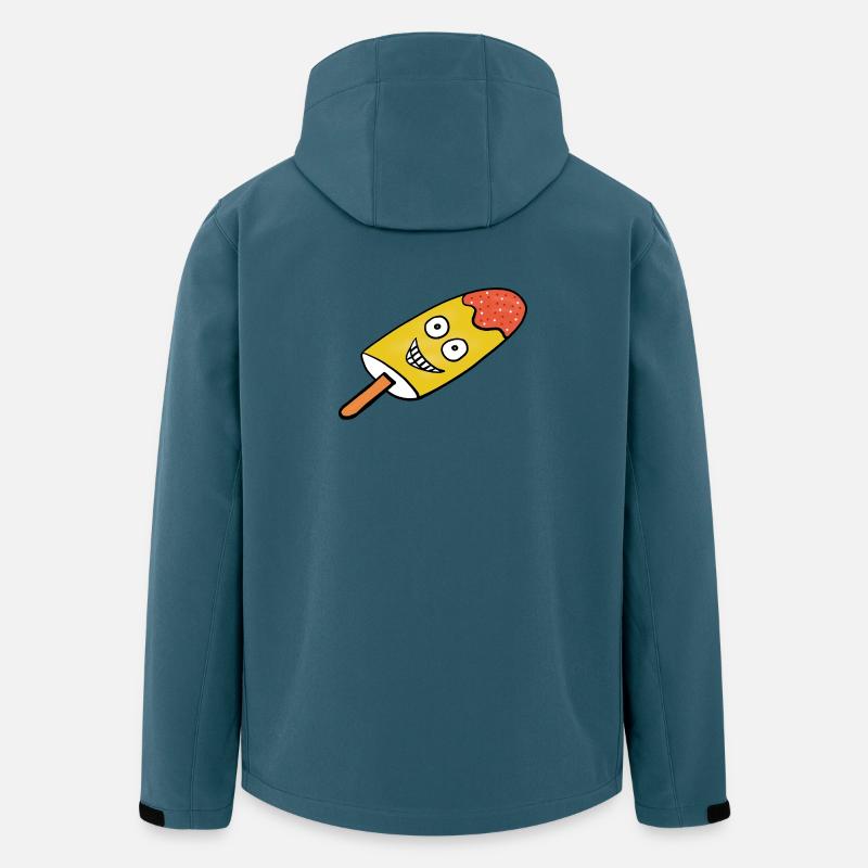 Fröhliches Zitronen-Eis Eiskrem Kinder  - Men’s Recycled Softshell Jacket by Stanley/Stella - stargazer