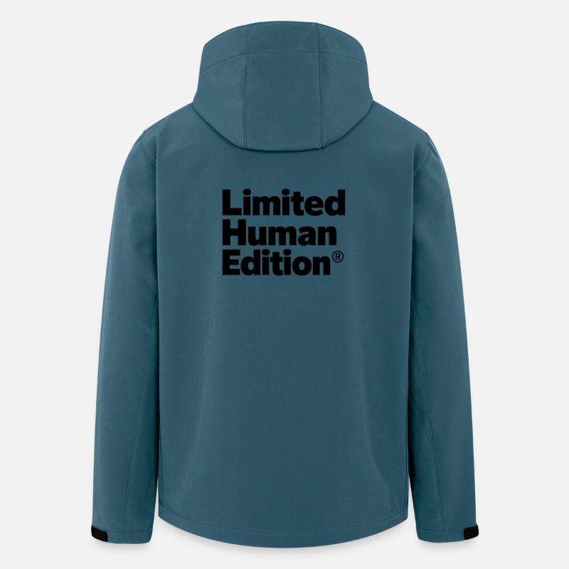 Limited Human Edition® – Série Limitée - Veste softshell homme en polyester recyclé Stanley/Stella - bleu pétrole foncé