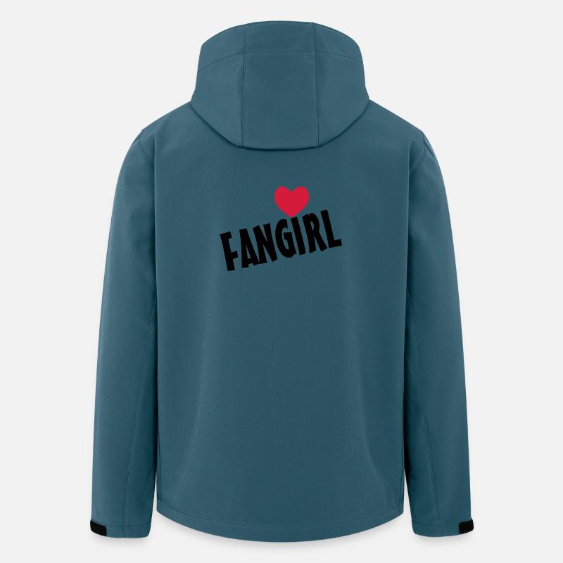 Fangirl Geschenk - Recycelte Männer Softshell-Jacke von Stanley/Stella - Dunkles Petrol