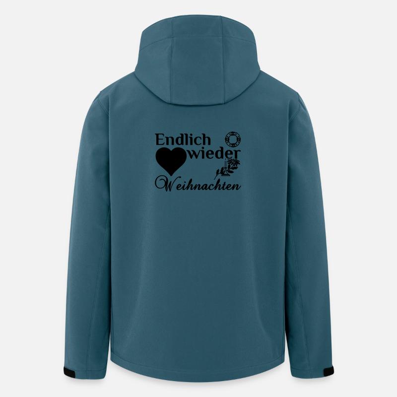 Weihnachten Winter Christmas Spruch Geschenk - Recycelte Männer Softshell-Jacke von Stanley/Stella - Dunkles Petrol