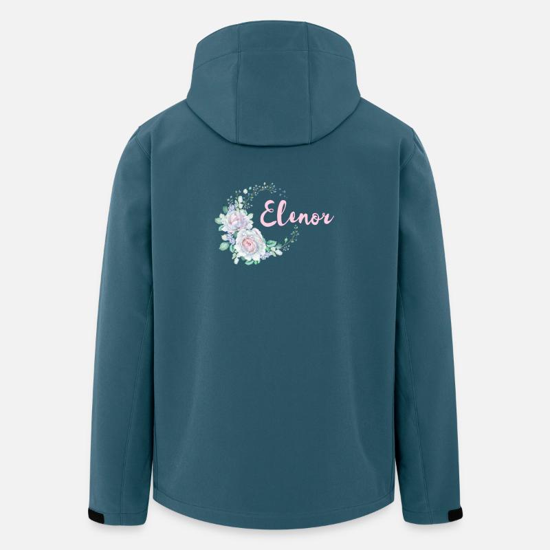 Für Elenor - Recycelte Männer Softshell-Jacke von Stanley/Stella - Dunkles Petrol