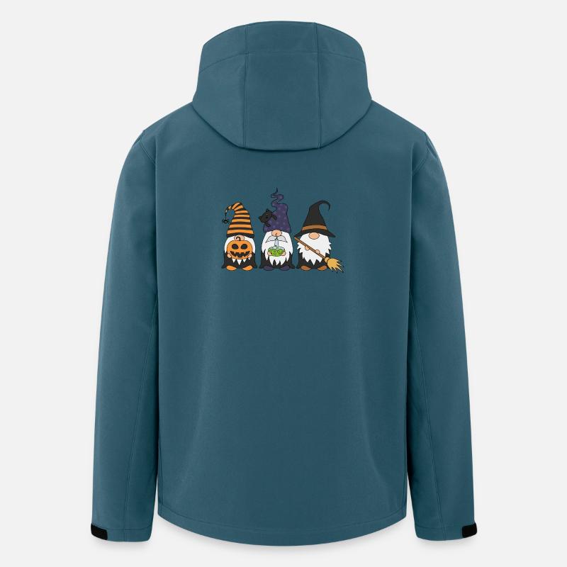 Hexen Gnom Trio Halloween - Recycelte Männer Softshell-Jacke von Stanley/Stella - Dunkles Petrol