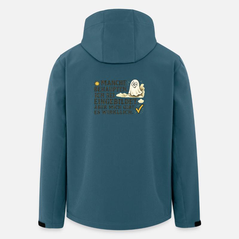 Manche behaupten, ich sei eingebildet - Recycelte Männer Softshell-Jacke von Stanley/Stella - Dunkles Petrol