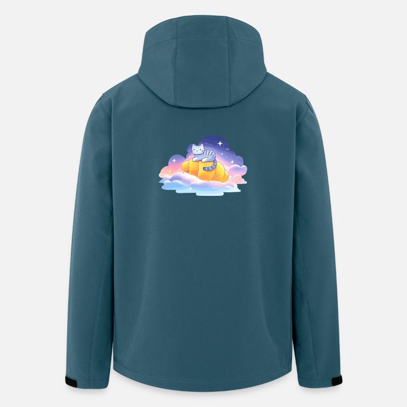 Kitten in the cloud dream - Men’s Recycled Softshell Jacket by Stanley/Stella - stargazer