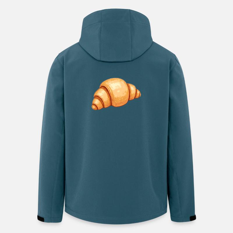 Croissant Gipfel - Recycelte Männer Softshell-Jacke von Stanley/Stella - Dunkles Petrol