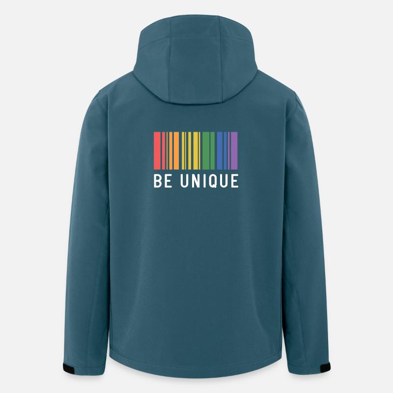 LGBT Pride Month - Be Unique - Men’s Recycled Softshell Jacket by Stanley/Stella - stargazer