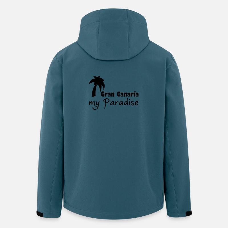 Gran Canaria Paradise Urlaub Geschenk - Recycelte Männer Softshell-Jacke von Stanley/Stella - Dunkles Petrol